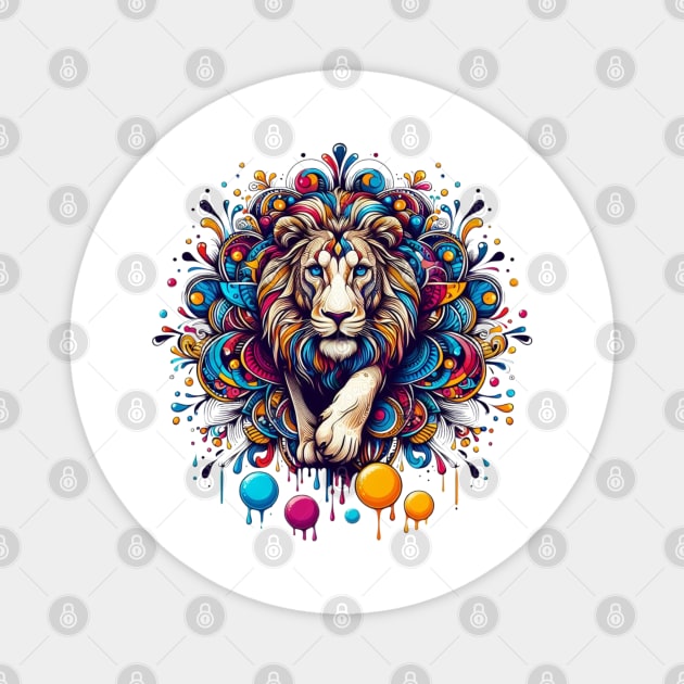 Lion Magnet by YuYu